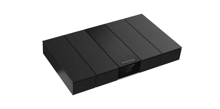 MAXHUB - WB05 Negro Accesorio para Videoconferencia, WiFi HDMI, Inalámbrico y Alámbrico, Doble Banda (2.4 GHz / 5 GHz)