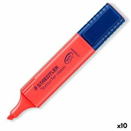 Staedtler Textsurfer Classic Marcador Fluorescente Rojo (Set de 10)