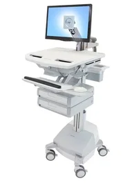 Ergotron StyleView Wagen mit LCD-Arm SLA-Antrieb 2 Schublade EU