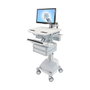 Ergotron StyleView Wagen mit LCD-Arm SLA-Antrieb 2 Schublade EU