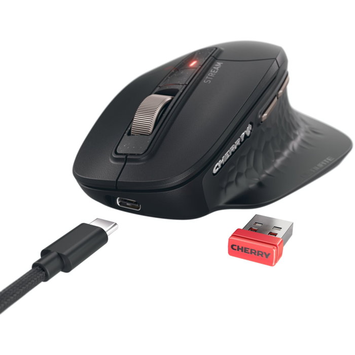 Cherry Stream Mouse Ultimate con Pantalla LED y Bluetooth Cherry Stream Mouse Ultimate con Pantalla LED y Bluetooth