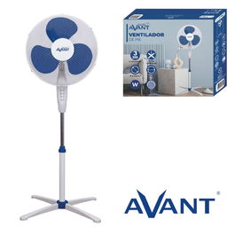 AVANT Ventilador de Pie 45W con Base Cruzada Resistente