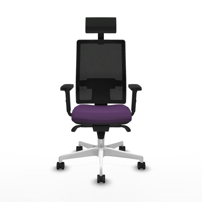PIQUERAS Y CRESPO Silla de oficina Horna con Mecanismo Sincro, Morado y Negro PIQUERAS Y CRESPO Silla de oficina Horna con Mecanismo Sincro, Morado y Negro