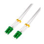LogiLink Patch cord de fibra blindado Steel OS2, Duplex LC/APC - LC/APC, 2,0 m