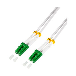 LogiLink Patch cord de fibra blindado Steel OS2, Duplex LC/APC - LC/APC, 2,0 m