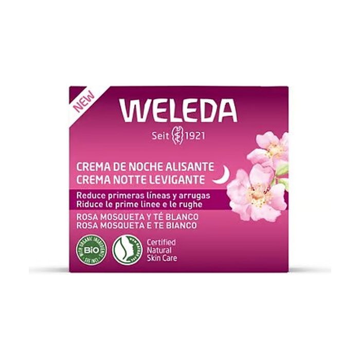 Weleda Crema de noche alisante rosa mosqueta y té Weleda Crema de noche alisante rosa mosqueta y té