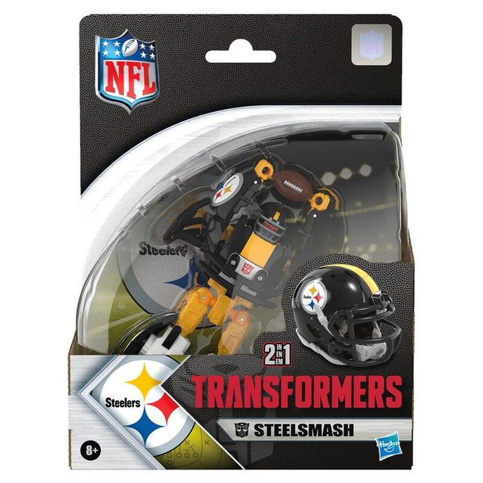 Hasbro Transformers x NFL Steelsmash Pittsburgh Steelers 14 cm