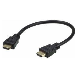 ATEN 2L-7DA3H Cable HDMI de Alta Velocidad con Ethernet Negro 0.3m