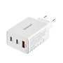Intenso Power Adapter W65ACC GaN 65W 2x USB-C 1x USB-A Blanco