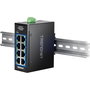Trendnet ti-glc80 switch no administrado gigabit ethernet (10/100/1000) negro