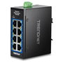 TRENDnet TI-GLC80 Switch Industrial de 8 Puertos Gigabit Ethernet Negro
