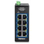 TRENDnet TI-GLC80 Switch Industrial de 8 Puertos Gigabit Ethernet Negro