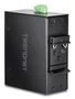 TRENDNET Switch No Administrado TI-GLC80 8 Puertos Gigabit Ethernet (10/100/1000) Negro - Full Duplex, Montaje en Pared y Carril DIN, Capacidad de Conmutación 16 Gbit/s
