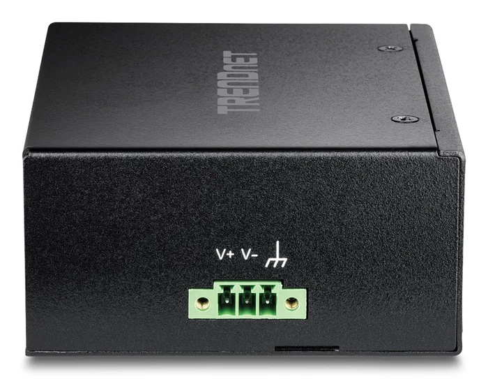 TRENDNET Switch No Administrado TI-GLC80 8 Puertos Gigabit Ethernet (10/100/1000) Negro - Full Duplex, Montaje en Pared y Carril DIN, Capacidad de Conmutación 16 Gbit/s
