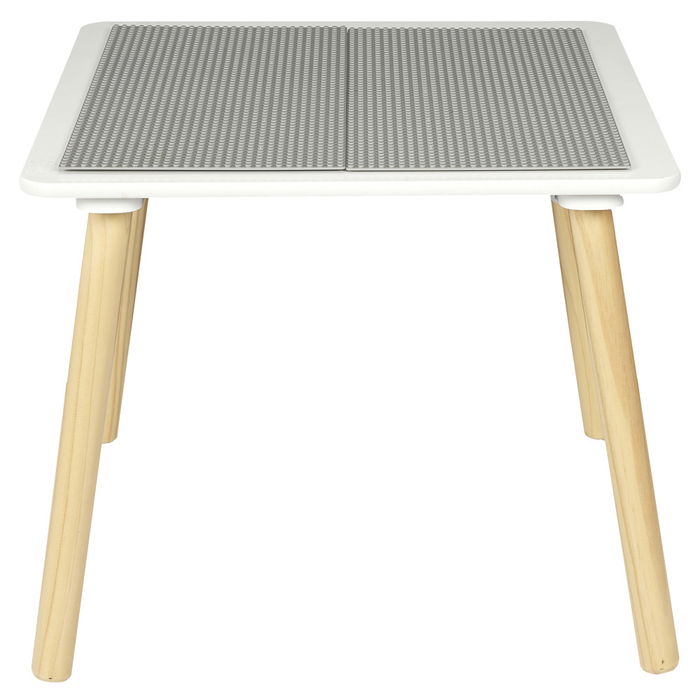 Home Deco Kids Mesa Infantil Compatible con Lego 52x52 cm h.44 cm