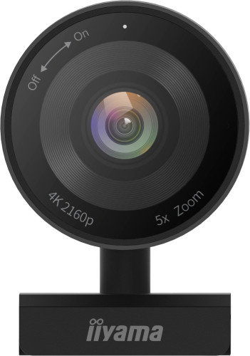Iiyama UC-CAM10PRO-1 Cámara Web 4K Ultra HD 8MP Sensor STARVIS, 120° FOV, Zoom 5x, Cancelación de Ruido 2D/3D, Auto Encuadre, Micrófono, Obturador de Privacidad, USB-C/USB-A Iiyama UC-CAM10PRO-1 Cámara Web 4K Ultra HD 8MP Sensor STARVIS, 120° FOV, Zoom 5x, Cancelación de Ruido 2D/3D, Auto Encuadre, Micrófono, Obturador de Privacidad, USB-C/USB-A