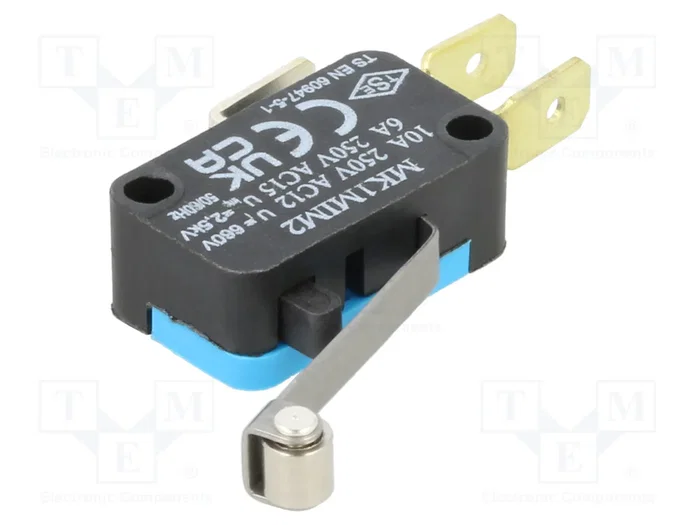 EMAS Microconmutador SNAP ACTION SPDT 6A/250VAC ON-(ON) EMAS Microconmutador SNAP ACTION SPDT 6A/250VAC ON-(ON)