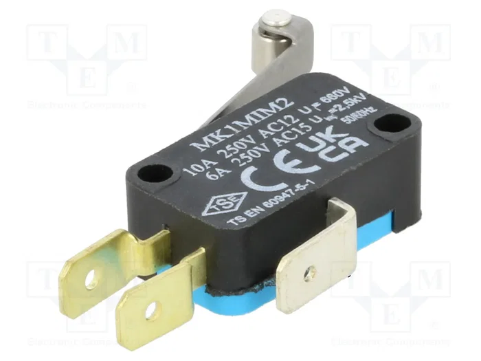 EMAS Microconmutador SNAP ACTION SPDT 6A/250VAC ON-(ON) EMAS Microconmutador SNAP ACTION SPDT 6A/250VAC ON-(ON)