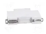 LEGRAND Interruptor de botón Biestable Gris con LED Verde