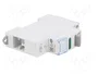 LEGRAND Interruptor de botón Biestable Gris con LED Verde