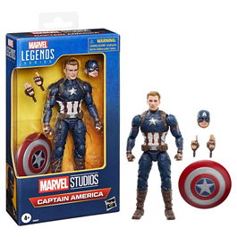 Hasbro Capitán América Marvel Legends G0607 Figura de 15 cm Coleccionable con Accesorios Endgame