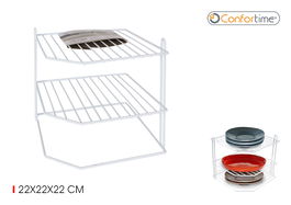 Confortime Estante Rinconera Cocina White 22 x 22 x 22 cm (8 Unidades)