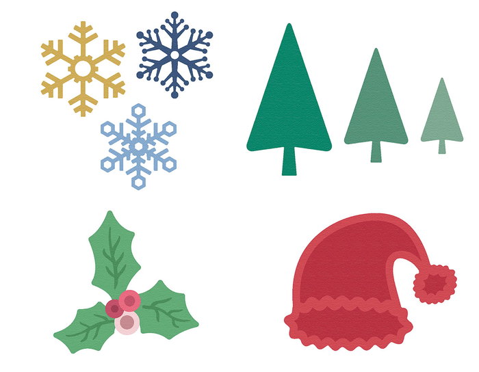 Misskuty Set 4 Troqueles finos ZAG Navidad Misskuty Set 4 Troqueles finos ZAG Navidad