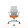 PIQUERAS Y CRESPO Silla de oficina Cilanco Naranja y Blanco