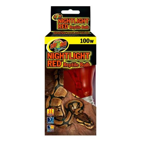 ZooMed Nightlight Red Luz Nocturna 100WT ZooMed Nightlight Red Luz Nocturna 100WT