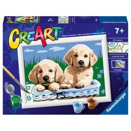 Ravensburger Puzzle de Pintar por Números Serie E Classic Perros Retriever 28931 +7 años