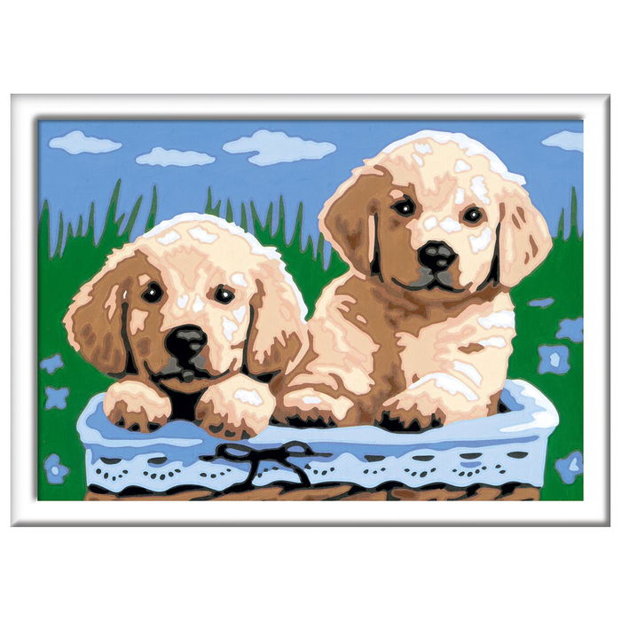 Ravensburger Puzzle de Pintar por Números Serie E Classic Perros Retriever 28931 +7 años