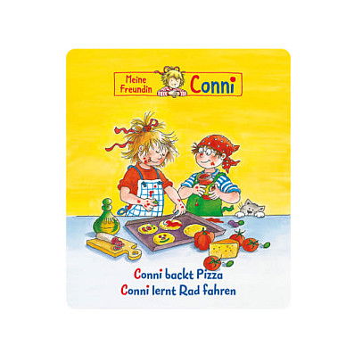 tonies - Toniebox Zubehör Hörmuschel Hörfigur Conni - Conni backt Pizza / Conni lernt Rad fahren para Toniebox - 6 Melodías, 40 min de Reproducción, Juguete Musical tonies - Toniebox Zubehör Hörmuschel Hörfigur Conni - Conni backt Pizza / Conni lernt Rad fahren para Toniebox - 6 Melodías, 40 min de Reproducción, Juguete Musical