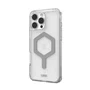 Urban Armor Gear Plyo Funda Compatible con Apple iPhone 16 Pro Max (6.9") | Transparente / Plata | Protección contra Caídas | MagSafe | Resistente a Golpes