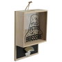 Totally Addict Abrebotellas Pared Bistrot con Caja Contadora de Chapas 17,5x7x26,5 cm