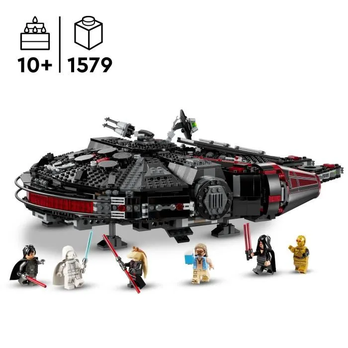 LEGO Star Wars 75389 El Halcón Negro - Vehículo construible para niños y fans - Regalo