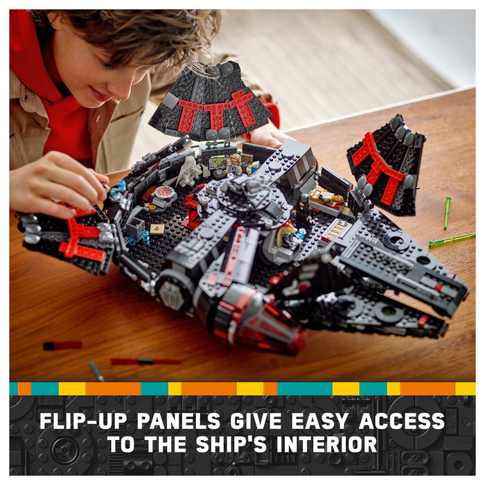 LEGO Star Wars Dunkler Millennium Falke 75389 Juego Construcción 1579 Piezas 10+ Años