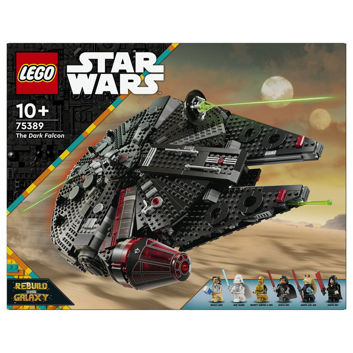 LEGO Star Wars Dunkler Millennium Falke 75389 Juego Construcción 1579 Piezas 10+ Años