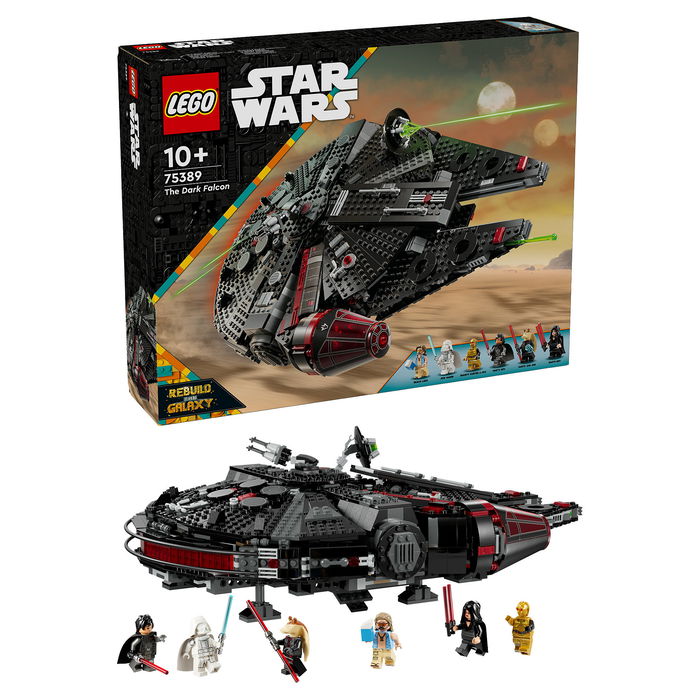 LEGO Star Wars Dunkler Millennium Falke 75389 Juego Construcción 1579 Piezas 10+ Años