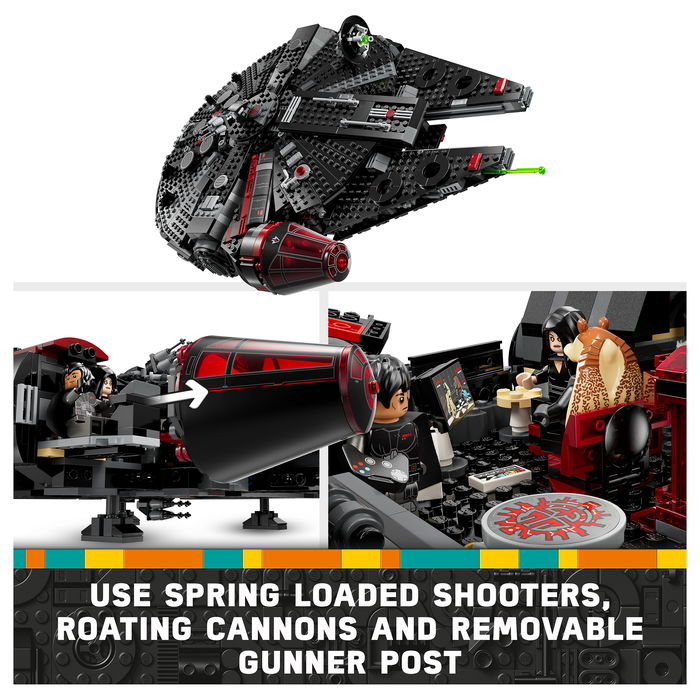 LEGO Star Wars Dunkler Millennium Falke 75389 Juego Construcción 1579 Piezas 10+ Años