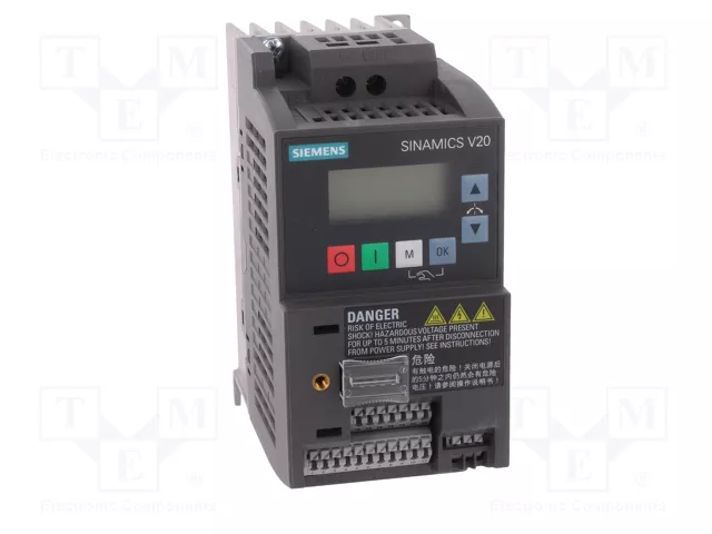 SIEMENS SINAMICS V20 6SL3210-5BB15-5BV1 Inversor Monofásico SIEMENS SINAMICS V20 6SL3210-5BB15-5BV1 Inversor Monofásico