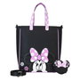 Loungefly Bolso Bandolera Minnie Disney Rock the Dots Floral con Monedero Desmontable Piel Vegana 29.21x10.16x33.02cm