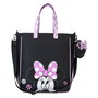 Loungefly Bolso Bandolera Minnie Disney Rock the Dots Floral con Monedero Desmontable Piel Vegana 29.21x10.16x33.02cm