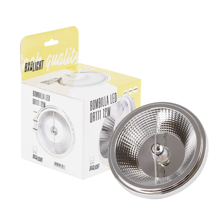 BX3 LIGHT Bombilla LED QR111 GU10 12W 1200Lm 3000K Blanco Cálido