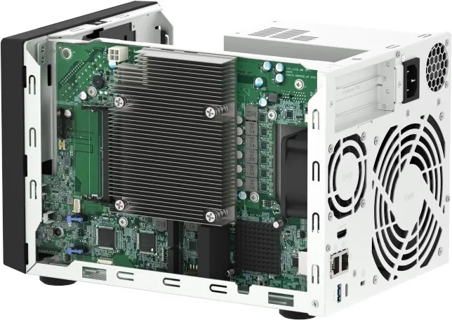 QNAP TVS-H474-PT-8G NAS de torre con Intel Pentium Gold y 8 GB DDR4