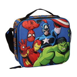 Cerdá Bolsa portameriendas 3D Avengers Marvel Roja