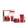 Clarins Multi-Intensive Crema de Día Antiaging para Pieles Muy Secas 50+ - Estuche con 3 Productos (Crema Día 50ml, Noche 15ml, Aceite Labios 1.4ml)