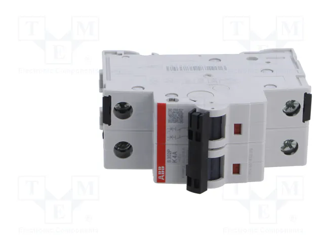 ABB S300P Interruptor magnetotérmico 2 polos 4A K 415V AC ABB S300P Interruptor magnetotérmico 2 polos 4A K 415V AC