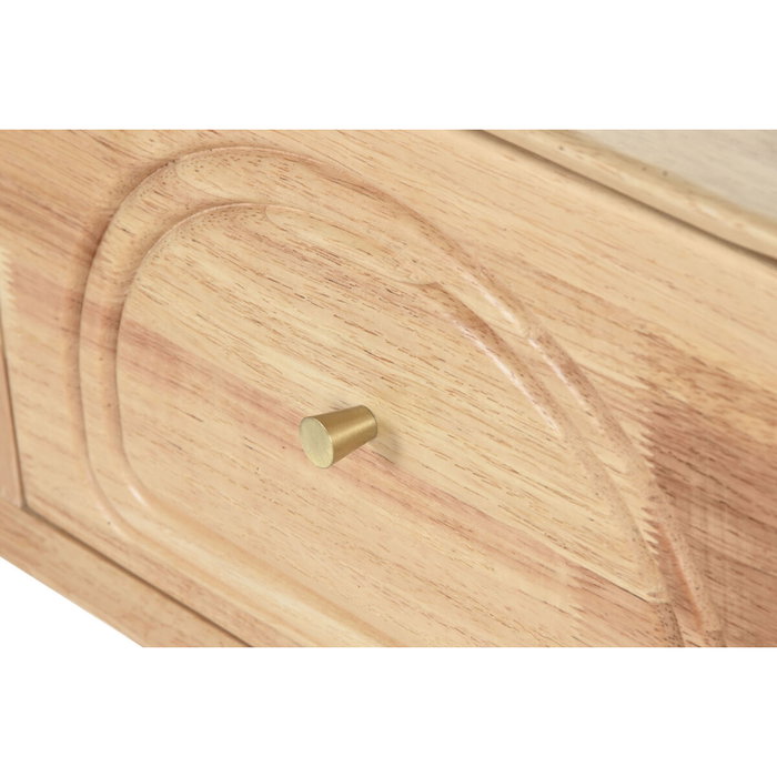 DKD Home Decor Consola de Madera de Hevea 80,5x30x80