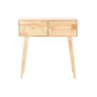 DKD Home Decor Consola de Madera de Hevea 80,5x30x80