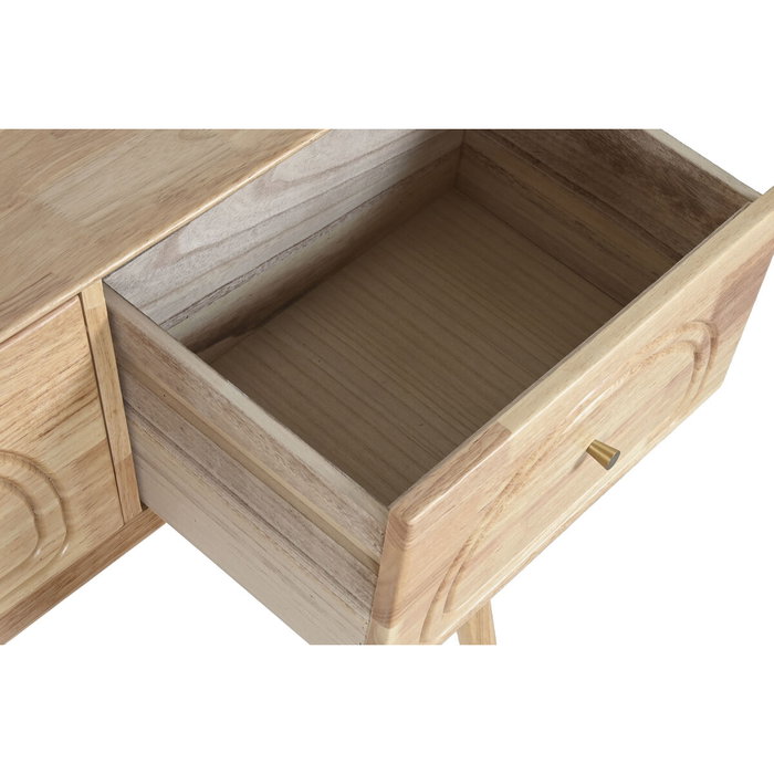 DKD Home Decor Consola de Madera de Hevea 80,5x30x80